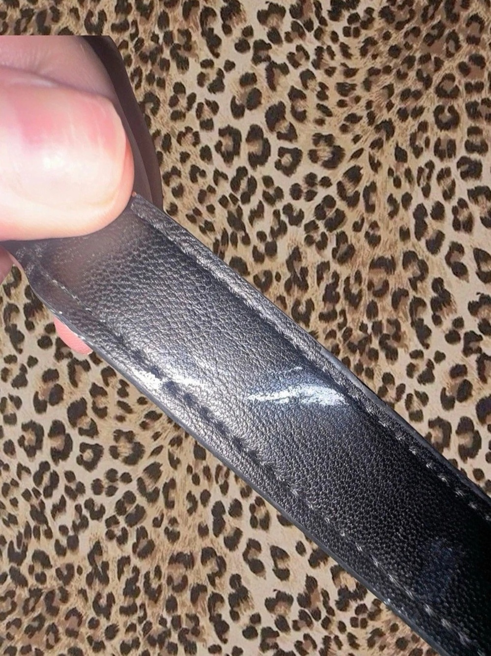 Kendall & Kylie Black leopard print Shoulder Bag - Picture 4 of 6
